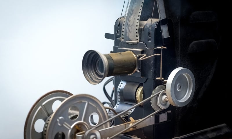 Movie Reel and Projector